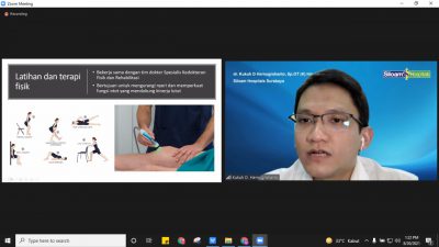 webinar kesehatan soal organ lutut