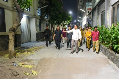 Sidak Penataan Kota Lama, Wali Kota Eri Nilai Perbaikan Kurang Maksimal