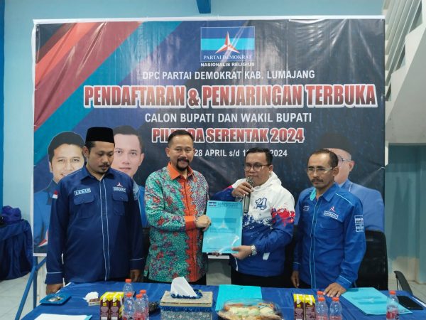 Kepala BPN Kembalikan Berkas Pendaftaran Cabup ke Demokrat