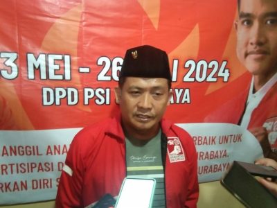 Lima Orang Daftar ke PSI Surabaya Ikut Pilkada 