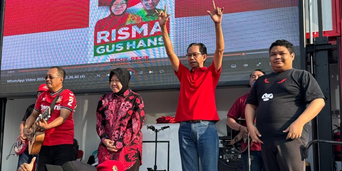 PDI Perjuangan Surabaya Kampanyekan Er-Ji dan Risma-Gus Hans dalam Pilkada 2024