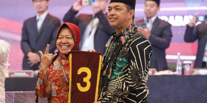 Risma dan Gus Hans Dapat Nomor Urut 3 di Pilgub Jatim 2024