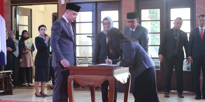 Isi Kekosongan Jabatan, Pemkot Surabaya Gelar Pelantikan Aparatur Sipil Negara