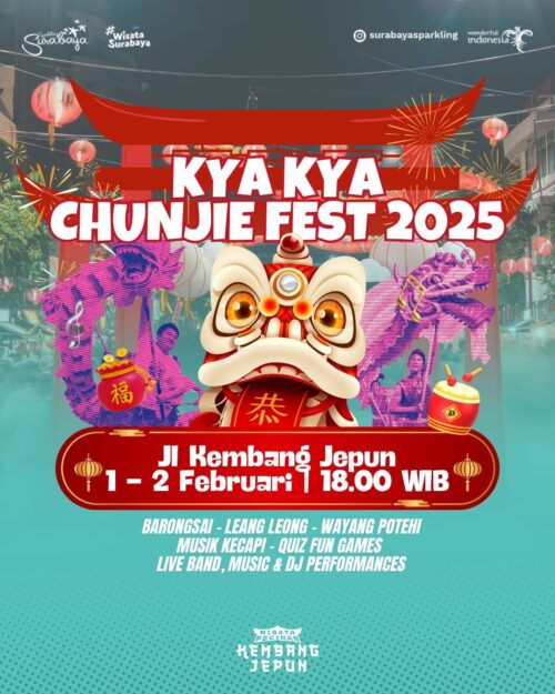 Pemkot Surabaya Hadirkan Festival Imlek 2025 di Kya-Kya Kembang Jepun