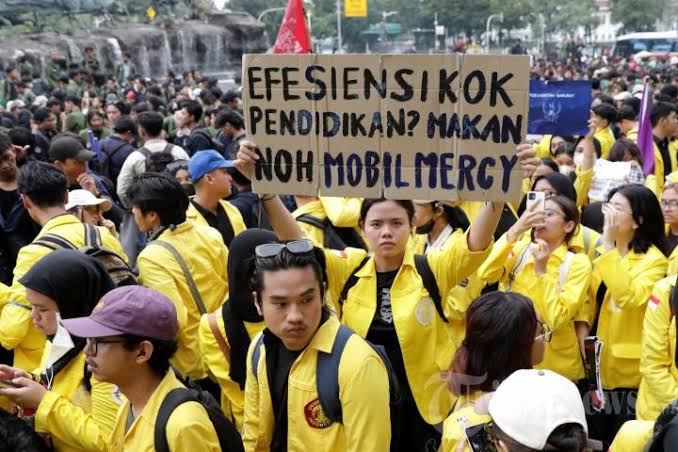 Trending di Medsos, BEM SI Ungkap Sebab Usung Tagar Indonesia Gelap saat Unjuk Rasa