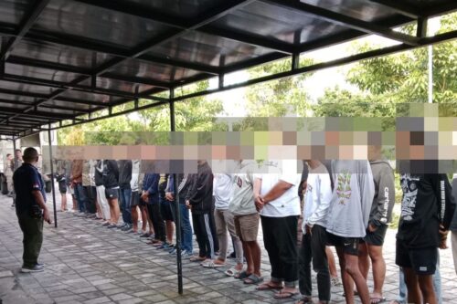 Puluhan Pemuda Pesta Miras dan Vandalisme Dijaring Satpol PP