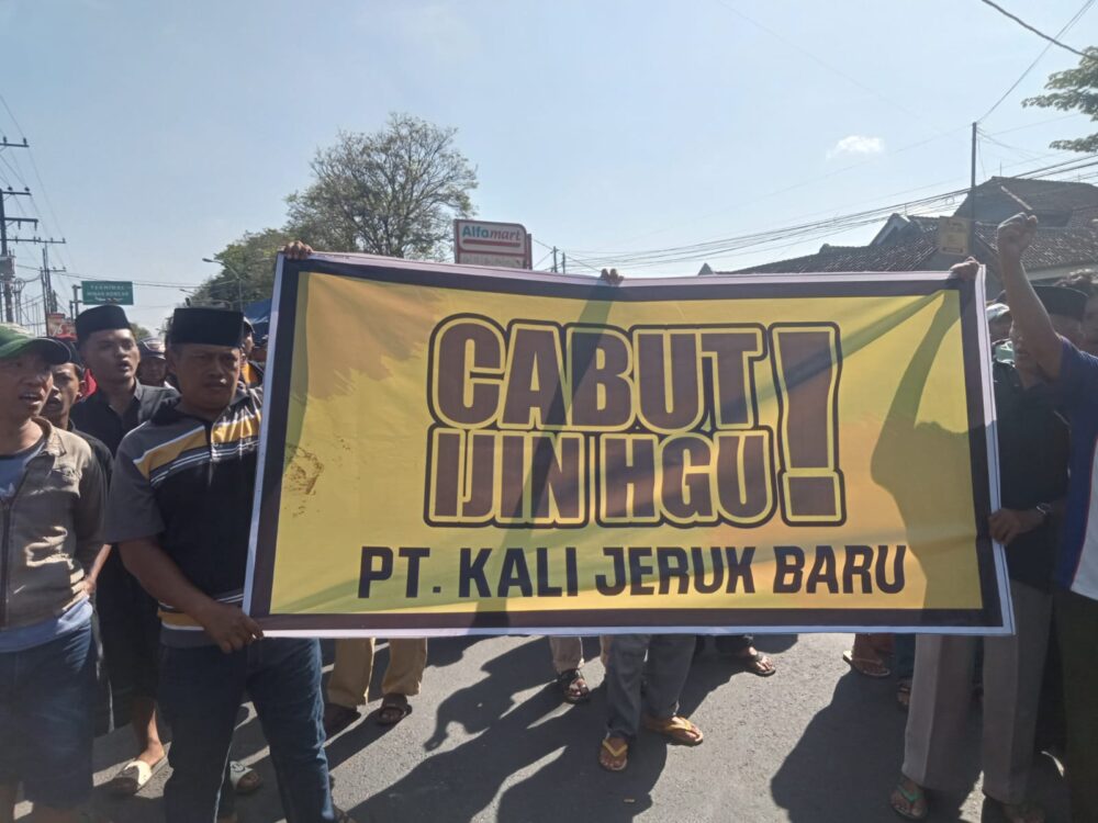 Warga Tiga Desa di Lumajang Tuntut Cabut HGU PT Kalijeruk Baru