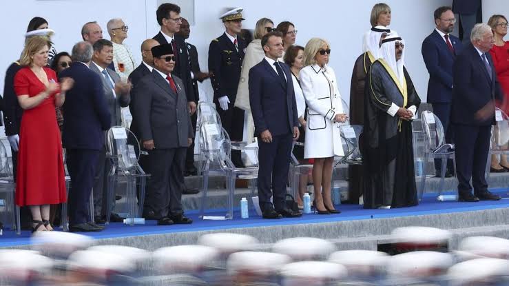 Prabowo Presiden RI Pertama Jadi Tamu Kehormatan di Bastille Day Prancis