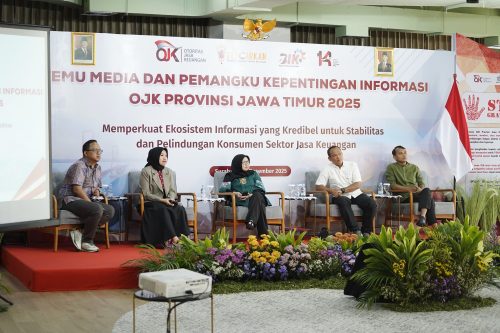 OJK Jatim Perkuat Kolaborasi Media Jaga Kredibilitas Informasi Keuangan