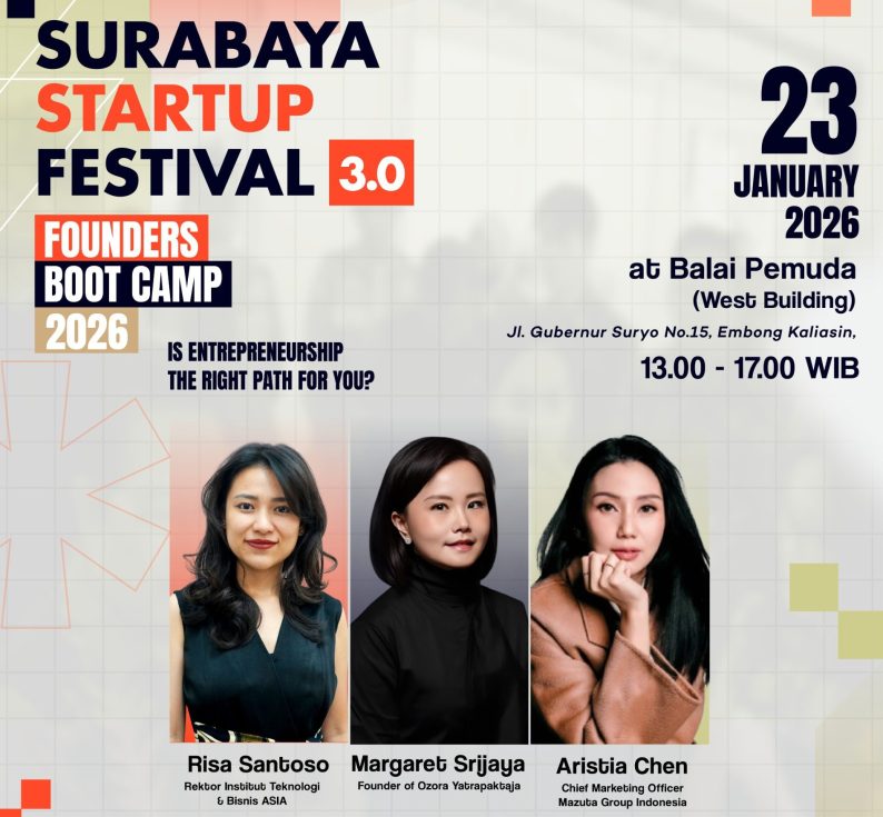 Surabaya Perkuat Ekosistem Startup Lewat Founders Bootcamp 2026