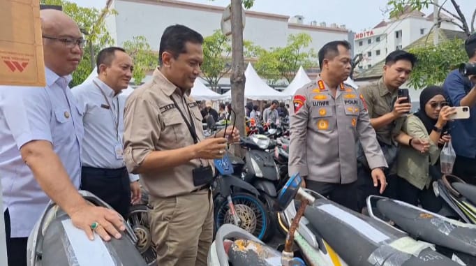 Polrestabes Surabaya Ungkap 540 Kasus Curanmor Sepanjang 2025