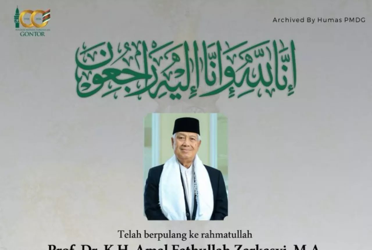 Pimpinan Pondok Modern Gontor KH Amal Fathullah Zarkasyi Meninggal