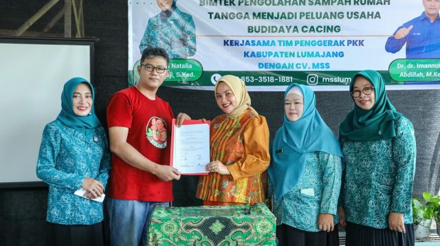 PKK Lumajang Dorong Olahan Sampah Jadi Peluang Usaha Budidaya Cacing