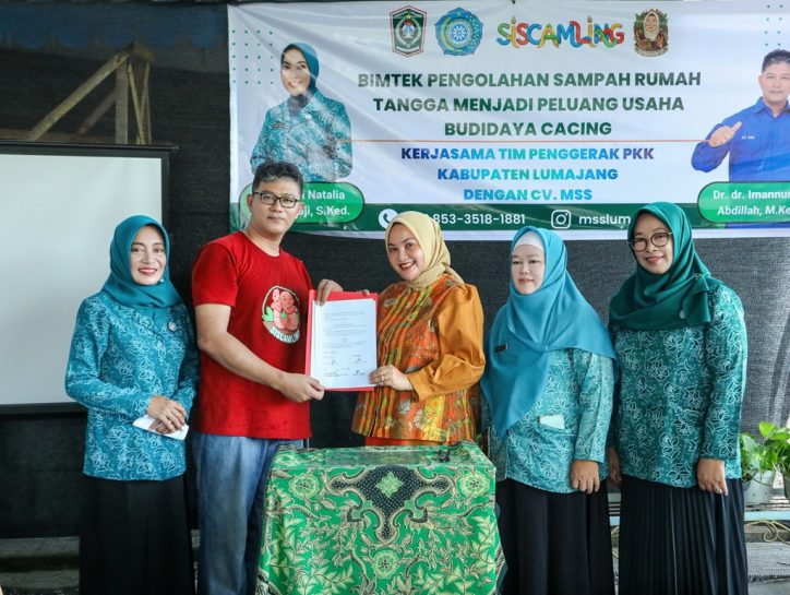 PKK Lumajang Dorong Olahan Sampah Jadi Peluang Usaha Budidaya Cacing