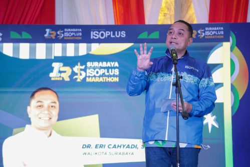 ISOPLUS Marathon 2026 Digeber, Wali Kota Eri Bidik 10 Ribu Pelari Dongkrak Ekonomi Surabaya