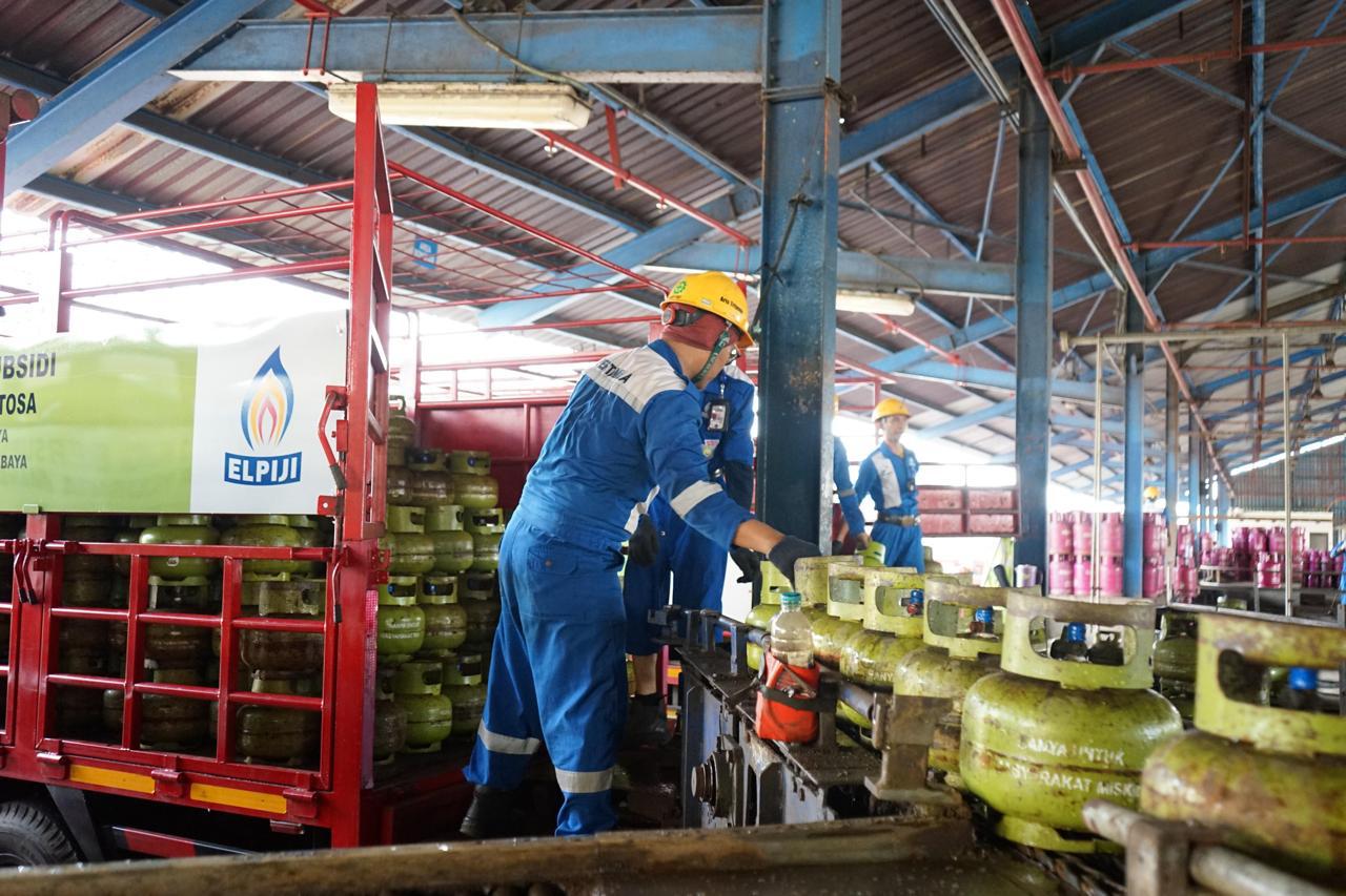 Jelang Libur Panjang Iduladha, Pertamina Tambah 1,5 Juta Tabung LPG 3 Kilogram di Jatim