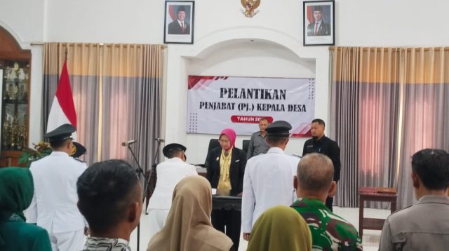 Bupati Lumajang Lantik Tiga Pj Kades, Kandidat dari Ranuyoso Mendadak Menghilang