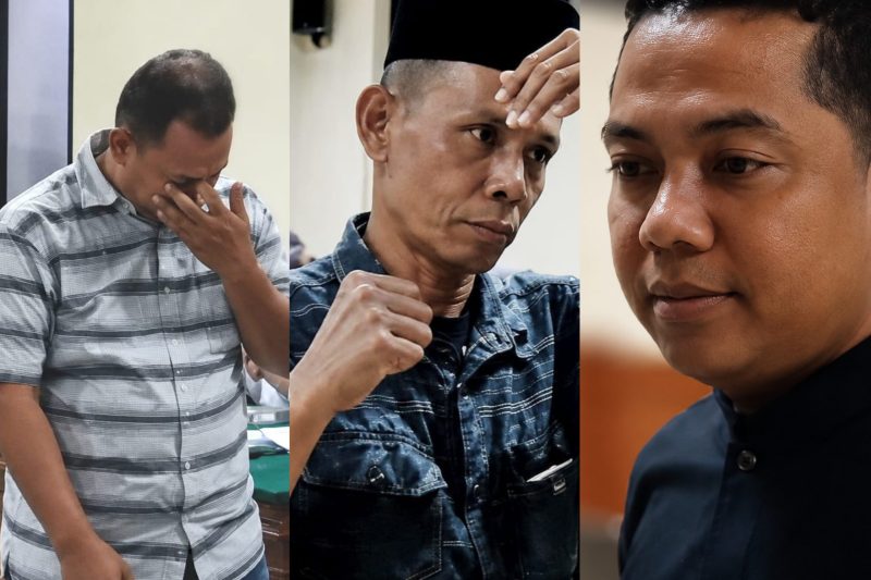 Dari kiri ke kanan Bambang Yudi Setiawan, Eko Agus Supriyadi dan Dian Nurcahyanto