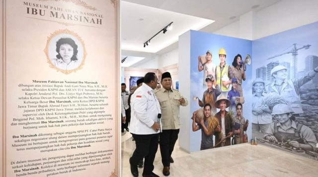 Resmikan Museum Marsinah di Nganjuk, Prabowo: Saya Mendapatkan Kehormatan