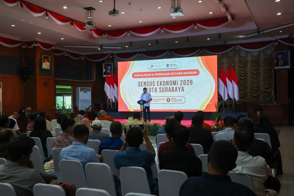 Sensus Ekonomi 2026 Dimulai, Pemkot Surabaya Dorong Pelaku Usaha Terbuka