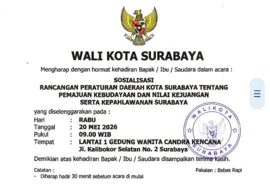 DKS Soroti Dugaan Penghapusan Sejarah Lewat Raperda Kebudayaan Surabaya