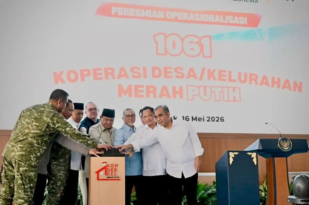 1.061 Koperasi Desa/Kelurahan Merah Putih Resmi Beroperasi