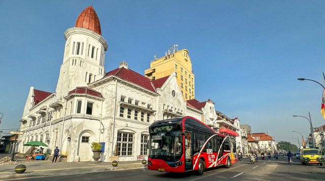 Rekayasa Lalu Lintas Diterapkan Saat Syuting Film “Zona Merah” di Kota Lama Surabaya