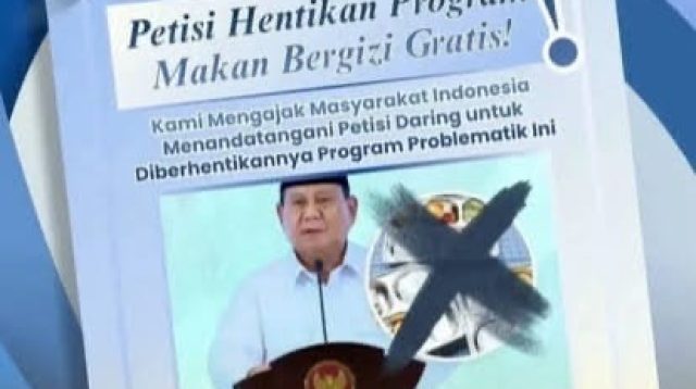 Petisi BEM Unair Desak MBG Dihentikan, Tembus 31 Ribu Tanda Tangan