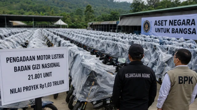 Petinggi Vendor Pengadaan Motor Listrik Jadi Tersangka Baru Korupsi MBG