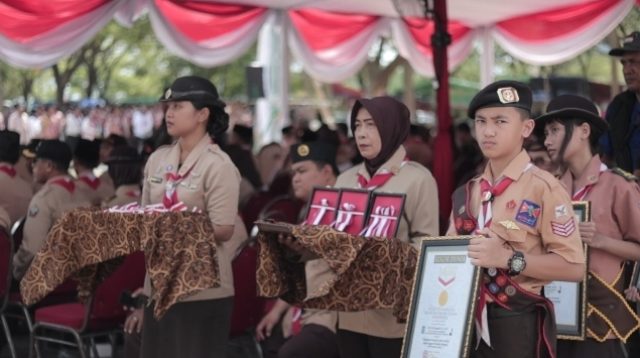 Pramuka Surabaya Pecahkan Tiga Rekor MURI, Eri Cahyadi Libatkan Pramuka dalam Kampung Pancasila