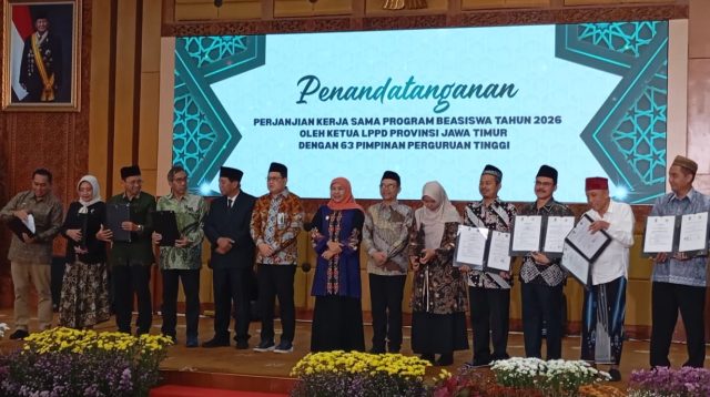 Pemprov Jatim Luncurkan Beasiswa LPPD untuk Cetak SDM Unggul