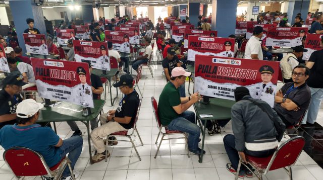 500 Peserta Ramaikan Turnamen Domino Piala Wali Kota Surabaya