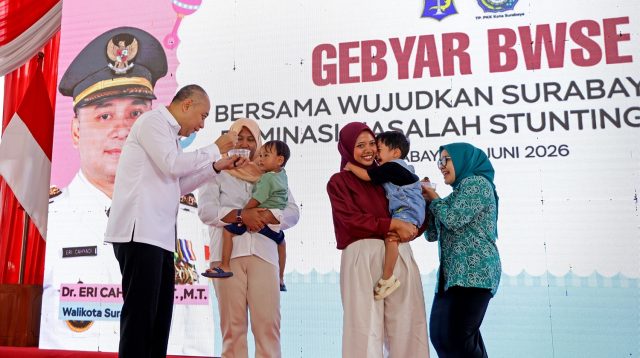 Resmi Diluncurkan, BWSE Jilid V Sasar 499 Balita Pra-Stunting di Surabaya