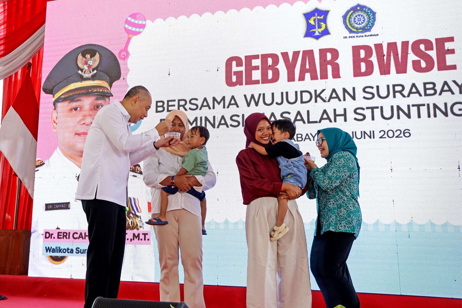 Resmi Diluncurkan, BWSE Jilid V Sasar 499 Balita Pra-Stunting di Surabaya