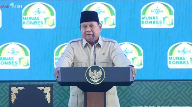 Tutup Munas-Konbes NU di Bangkalan, Prabowo: Belajar Politik Harus dari Nahdlatul Ulama