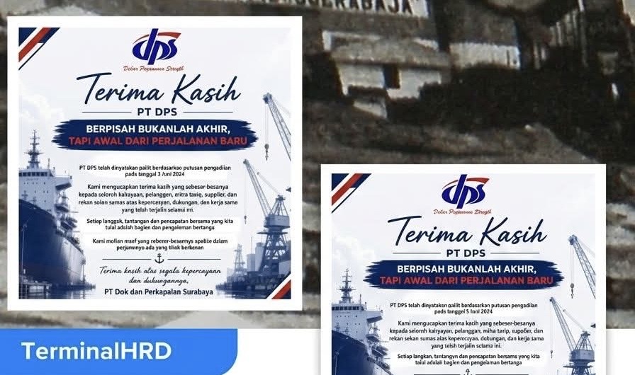 Ironi Pailitnya PT Dok Surabaya, Sejarah 1 Abad Kandas Berawal dari Tagihan Rp3,3 Miliar