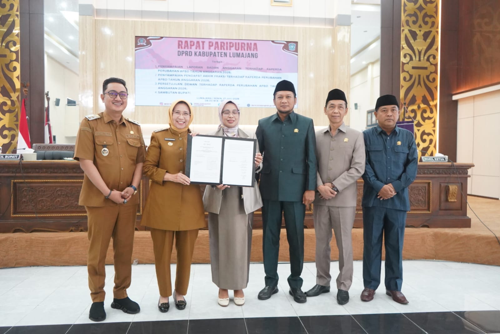 Lompatan Belanja Modal, P-APBD Lumajang 2026 Resmi Disahkan