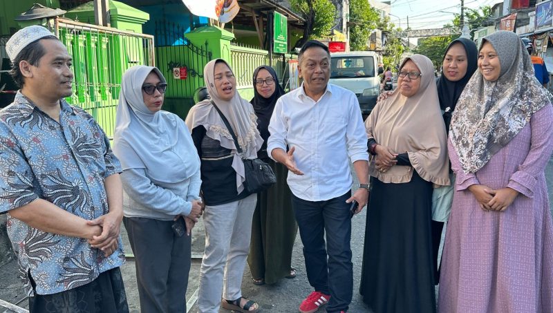 Sekretaris Komisi A DPRD Surabaya Survei Akses Air Bersih Warga Gebang Lor