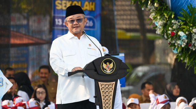 Mendikdasmen Abdul Mu'ti Buka MPLS Ramah 2026 di SMKN 2 Singosari