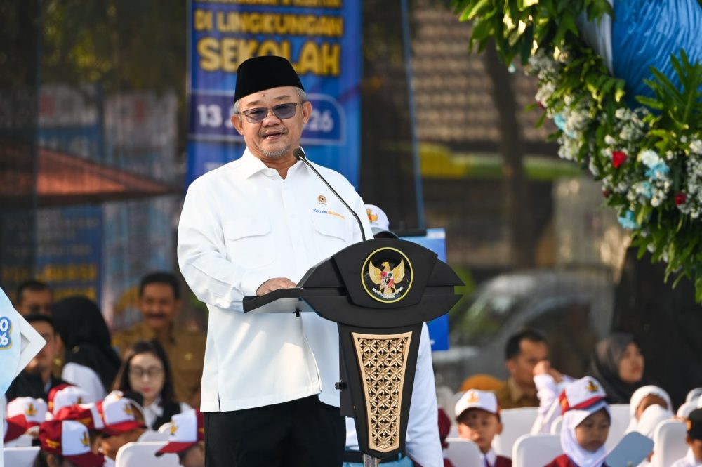 Mendikdasmen Abdul Mu'ti Buka MPLS Ramah 2026 di SMKN 2 Singosari