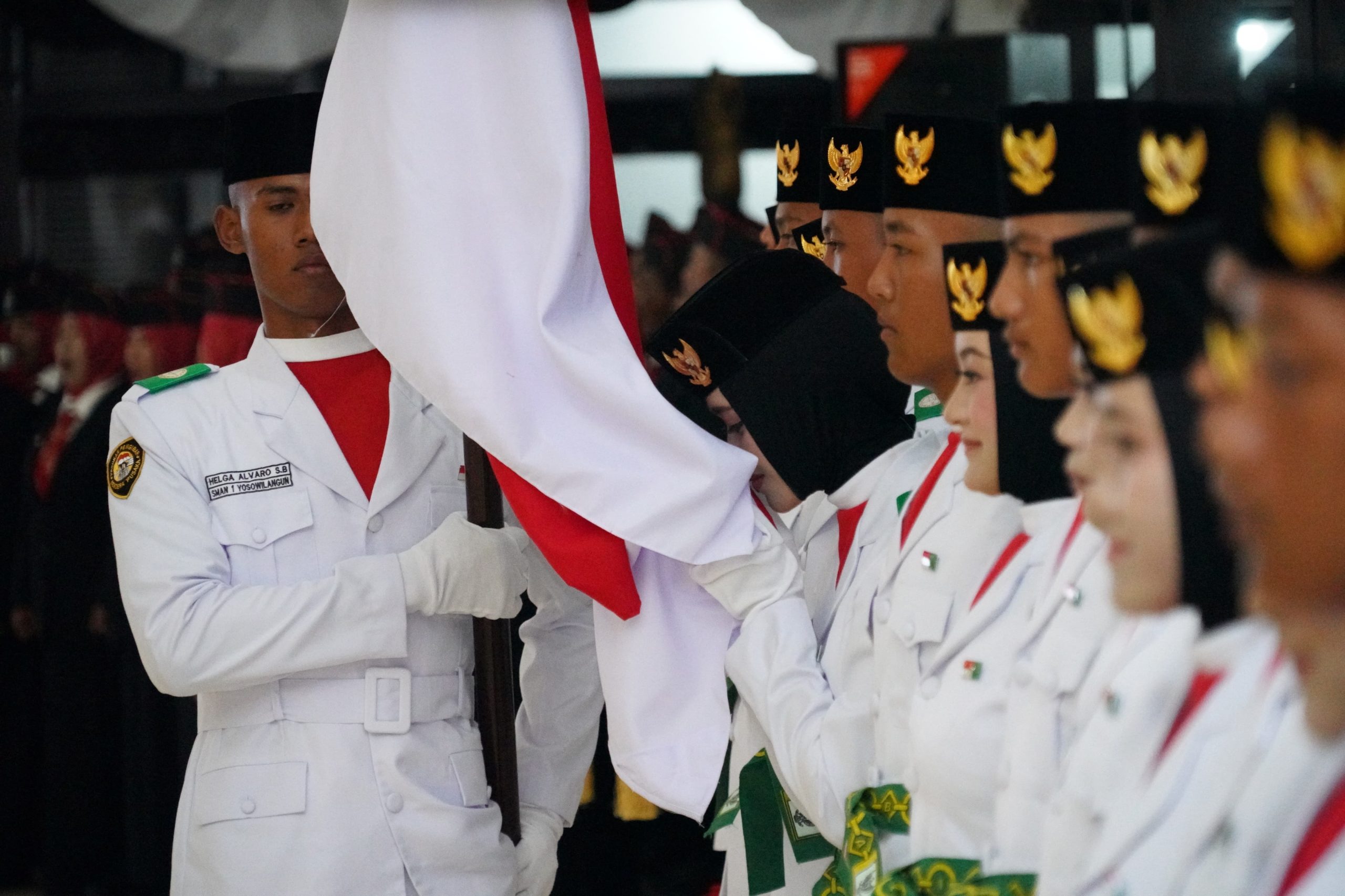 75 Pelajar Terpilih Resmi Dikukuhkan Jadi Paskibraka Lumajang 2026