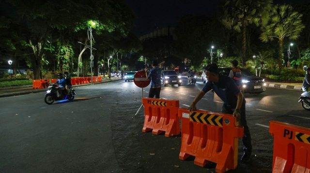 Arus Jalan Embong Sawo - Embong Gayam Kembali Seperti Semula, Setelah Evaluasi 14 Hari