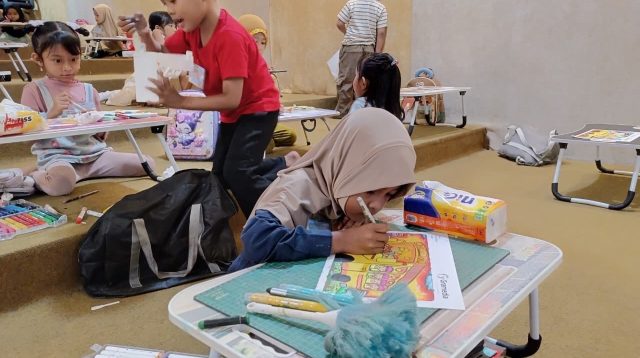 Disarpus Lumajang Gelar Lomba Mewarnai TK/PAUD, Tanamkan Literasi Sejak Dini