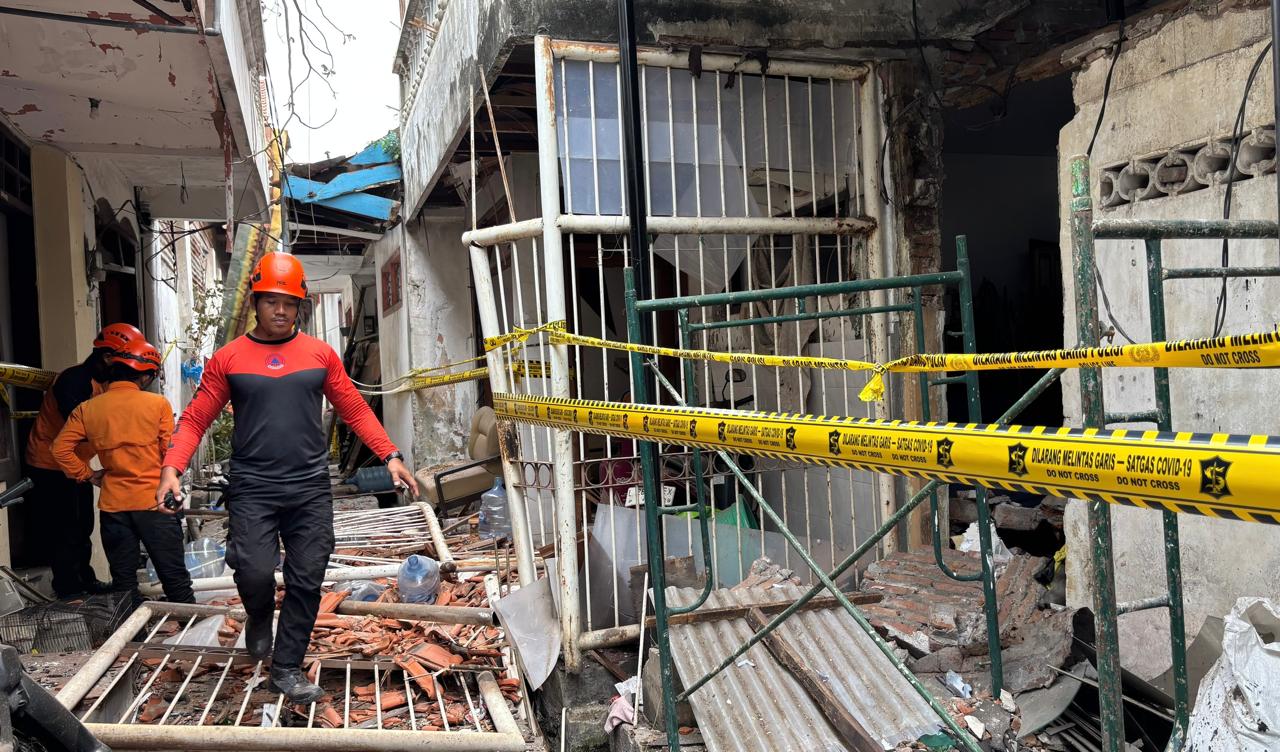 Elpiji 12 Kg Meledak di Surabaya, 5 Rumah Rusak dan 2 Orang Terluka