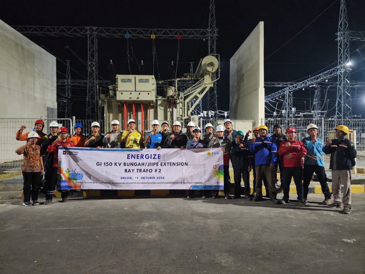Sokong Pertumbuhan Ekonomi KEK JIIPE Gresik, PLN Sukses Energize Trafo 2 GI Bungah