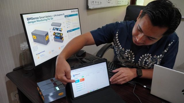 Tim ITS Hadirkan BMSense, Baterai Cerdas Berbasis IoT