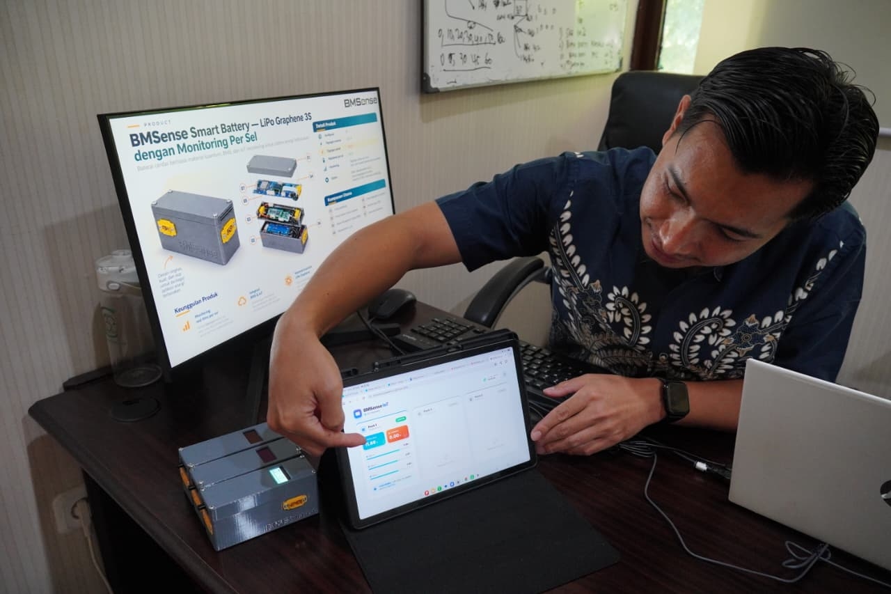 Tim ITS Hadirkan BMSense, Baterai Cerdas Berbasis IoT