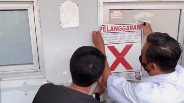 Pemkot Surabaya Segel dan Kosongkan 64 Unit Rusunawa Tanah Merah II
