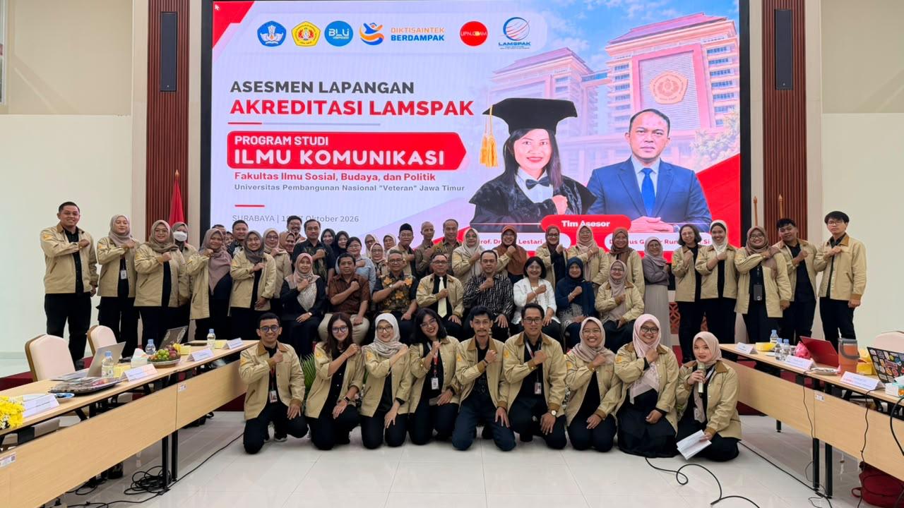 Dipuji Asesor Miliki Lab Canggih, Ilmu Komunikasi UPN Veteran Jatim Pertahankan Akreditasi Unggul