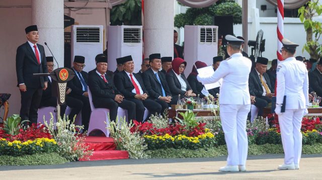 Upacara HUT ke-81 Jatim di Surabaya, Eri Cahyadi Dorong Penguatan Sinergi Ekonomi dan Transportasi